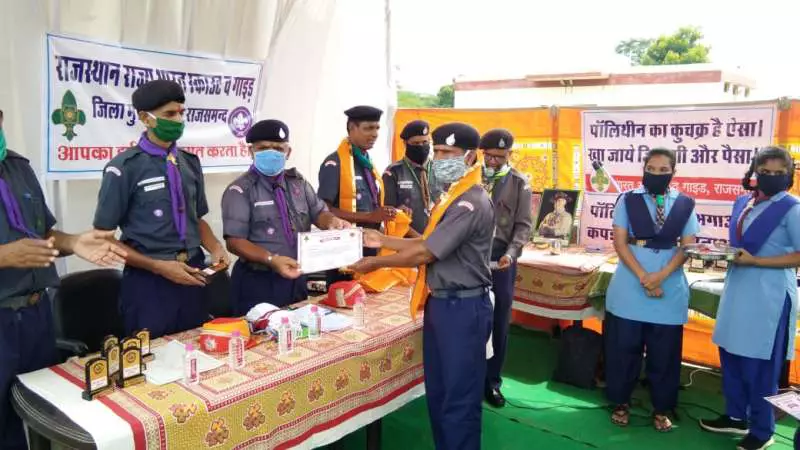 आमेट अपडेट : दोवड़ा विद्यालय के स्काउट गाइड प्रभारी श्री गुलाबचंद सम्मानित