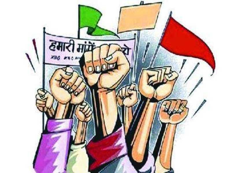 मध्य प्रदेश में 32,000 स्थायी कर्मचारी हड़ताल पर : सरकारी कामकाज ठप होने की आशंका : सरकार को दी चेतावनी