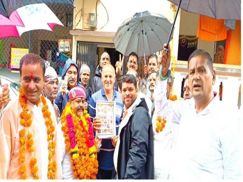 पालीवाल चुनाव 2022 : रिमझिम बारिश की बूंदों में श्री सांवरिया पेनल का जोशीले अंदाज में हुआ भव्य स्वागत