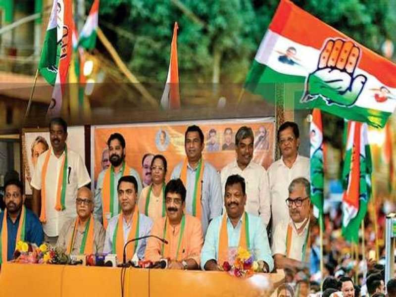 कांग्रेस की भारत जोड़ो यात्रा के बीच, गोवा कांग्रेस में बड़ी फूट! 11 में 8 विधायकों ने छोड़ा कांग्रेस का साथ