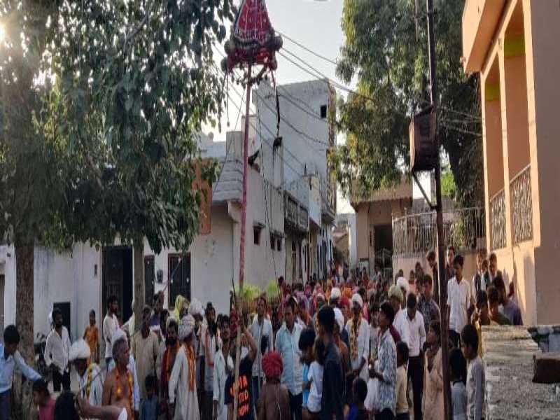 Amet News : लिकी में खेडादेवी चावण्डा माता शक्तिपीठ पर खेखरिया नवरात्री ज्वारा विसर्जन