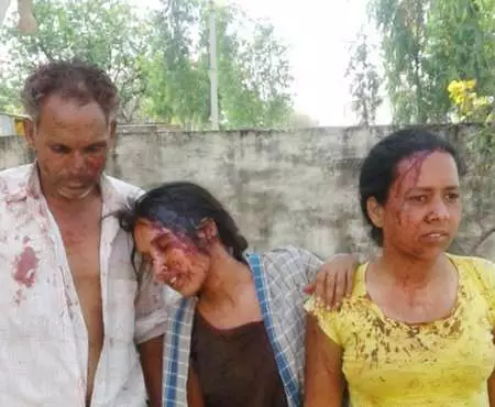 पालीवाल परिवार को पालीवाल ने किया जानलेवा हमला
