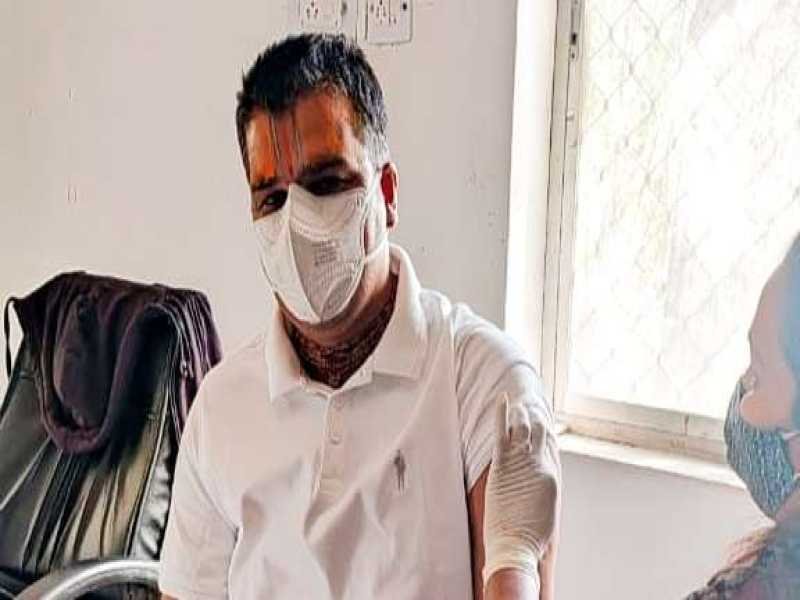 आमेट परिक्रमा : कोरोना वैक्सीनेशन फेज 2 में 223 कार्मिकों को लगे टीके