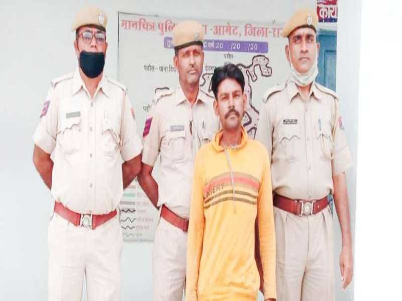 आमेट अपडेट : तीन वर्ष से फरार मारपीट का स्थाई वारंटी पुलिस के हत्थे चढा