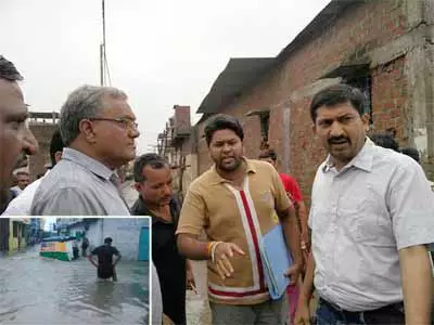 चौधरी पार्क कालोनी के नालों पर कालोनीनाईजर का अवैध कब्जा 