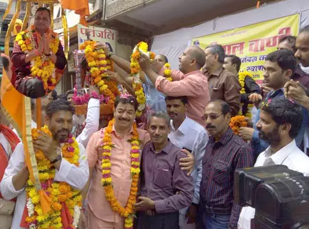 चारभुजा पैदल यात्रा के लिए निकाली शोभायात्रा