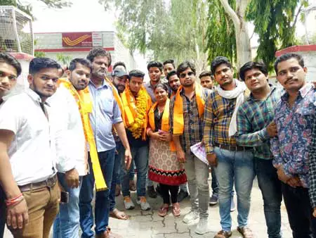 एनएसयूआई प्रदेश सचिव श्री रोहित पालीवाल का स्वागत