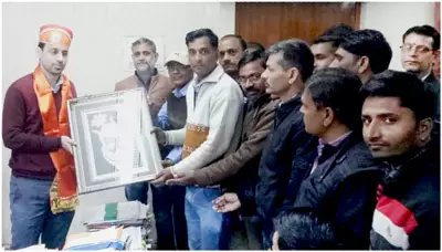 ग्राम विकास अधिकारी संघ ने नवागत जिला कलेक्टर श्री अरविंद पोसवाल का किया स्वागत 